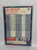 # 75 Lou Whitaker  Detroit Tigers 1988 Fleer Baseball Cards