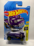 Purple The Haulinator  Experimotors FYD87 D7C3 2017 Long Card Hot Wheels Diecast Car