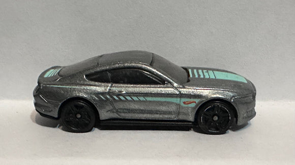 Grey 2015 Ford Mustang GT 2014 Hot Wheels Diecast Car