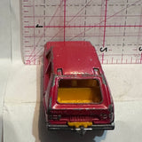 Red Volkswagen VW Golf #210 1/60 Majorette Diecast Car