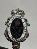 Upper Canada Village Ontario Crest Emblem  Ontario Souvenir Spoon