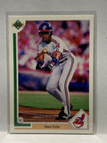 # 654 Alex Cole  Cleveland Indians 1991 UD Baseball Cards