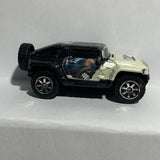 White Black Rhino Marvel Hummer HX Concept 2010 Maisto Diecast Car