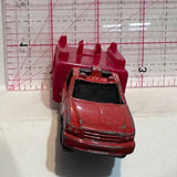 Red Fire Truck Ford Transcontinetal Maisto Diecast Car