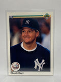 # 528 Chuck Cary  New York Yankees 1990 UD Baseball Cards