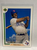 # 455 Ruben Sierra  Texas Rangers 1991 UD Baseball card