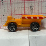 Orange Dump Truck 7332 Unbranded Construction Diecast Car
