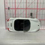 White Porsche Boxster 1998 Matchbox Diecast Car