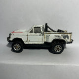 White '87 Ford F-150 Flaeside Dust Devil Truck Maisto Diecast Car