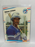 # 117 Nelson Liviano  Toronto Blue Jays 1988 Fleer Baseball Cards