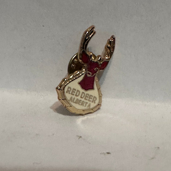 Red Deer Alberta City Logo  Lapel Pin