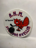 AHM 11th St. Andre Avellin Hockey Beaver Mascot  Button Pinback