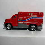 Red Fire Dept Paramedic Ambulance MB679 Matchbox Diecast Car