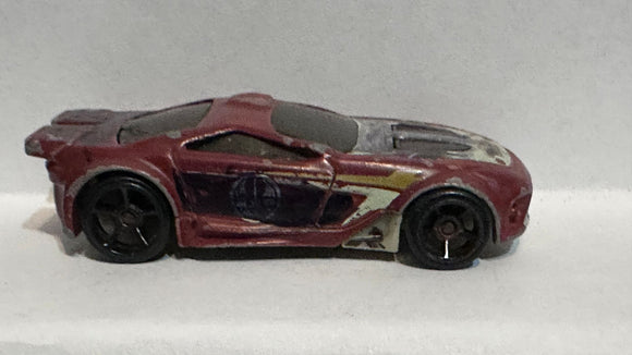 Red Scorcher R0920 2009 Hot Wheels Diecast Car