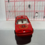 Red Taxi Cab #8030 Unbranded Diecast Car