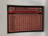 # 253 Jose Alvarez  Atlanta Braves 1989 Topps Baseball Cards