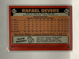 # 86B-59 Rafael Devers Retro Boston Red Sox 2021 Topps Series One Baseball Cards