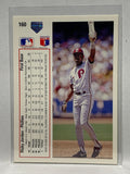 # 160 Ricky Jordan  Phildelphia Phillies 1991 UD Baseball Cards