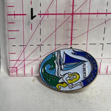 Sylvan Lake Mermaid Lighthouse Alberta  Lapel Pin