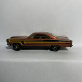Brown '66 Ford 427 Fairlane GT Muscle Mania Hot Wheels Diecast Car