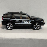 Black NYPD Traffic EnForcement Sport SUV MB568 2002 Matchbox Diecast Car