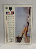 # 226 Joe Carter  San Diego Padres 1991 UD Baseball card