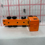 Orange Road Tough DAF 95 Semi Truck Flatbed Yatming Diecast Car