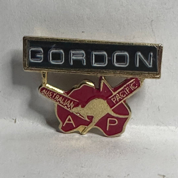 Gordon Australian Pacific AP Kangaroo Logo  Lapel Pin