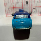 Blue Taxi Cockney Cab Hot Wheels Diecast Car