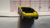 Yellow Pontiac Rageous 1998 Hot Wheels Diecast Car