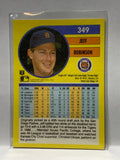 # 349 Jeff Robinson  Detroit Tigers 1991 Fleer Baseball card
