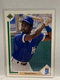 # 219 Gerard Perry  Kansa City Royals 1991 UD Baseball card