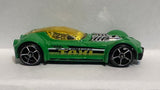 Green Taxi Ballistik 52939 2001 Hot Wheels Diecast Car