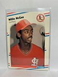# 42 Willie McGee  St Louis Cardinals 1988 Fleer Baseball Cards