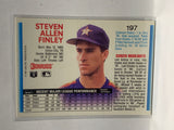 # 197 Steve Finley  Houston Astros 1992 Donruss Baseball Cards