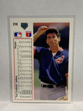 # 218 Tom Candiotti  Cleveland Indians 1991 Bowman Baseball card