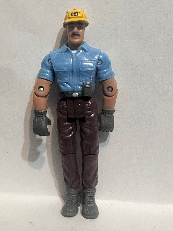 CAT Caterpiller Heavy Eqiupment Operator Constuction Action Figure Toy
