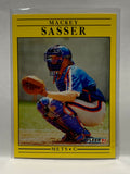 # 160 Mackey Sasser  New York Mets 1991 Fleer Baseball card