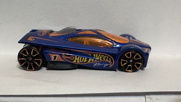 Blue Sling Shot V5506 ©2001 Hot Wheels Diecast Car