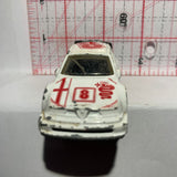 White Alfa Romeo 155 #8 Matchbox Diecast Car