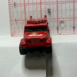 Red  Airport International Pumper Fire Truck 1998 1/100 Natchbox Emergency Diecast Car