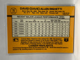 # 78 Dave Righetti  New York Yankees 1989 Donruss Baseball Cards