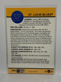 # 582 Team Card  St Louis Blues 90-91 Pro Set Hockey Cards