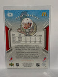 # 18 Dany Heatley  Ottaea Senators 07-08 UD Mcdonalds Hockey Cards