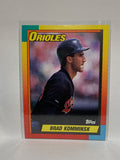 # 53T Brad Komminsk  Baltimore Orioles 1990 Topps Baseball Cards