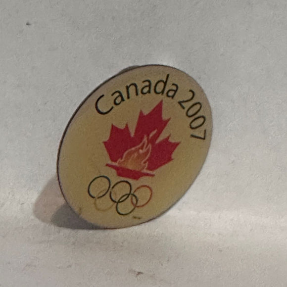 Canada 2007 Olympic Logo  Lapel Pin