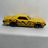 Yellow Flames '69 Mercury Cougar Eliminator N4011 Hot Wheels Diecast Car