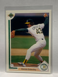 # 172 Dennis Eckersley  Oakland Athletics 1991 UD Baseball Cards