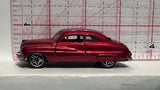 Red Mercury Coupe 1949 #6075 Yatming Diecast Car