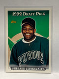 # 706 Sherard Clinkscales Draft Pick Kansas City Royals 1993 Topps Baseball card